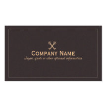 Crossed Keys Business Card