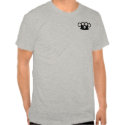 Crossed Six Shooter Guns and Brass Knuckles Tshirt