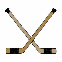 Crossed Sticks Cut Out