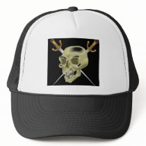 Crossed Swords & Skull Medieval Baseball Hat