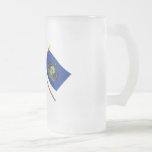 Crossed US 13-star and Pennsylvania State Flags Mug