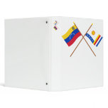 Crossed Venezuela and Vargas Flags Vinyl Binders