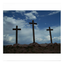 Crosses at Calvary Crucifixion Jesus Christ Art posters