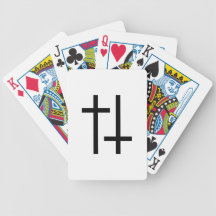 Crosses Bicycle Poker Deck