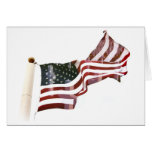 Crosses Within Old Glory - Memorial Day Card