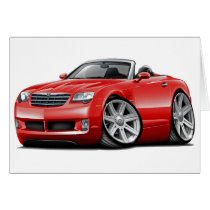Crossfire Red Convertible Card