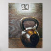 Crossfit Kettlebell Archival Quality Poster