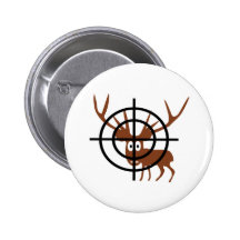 Crosshair Deer Pin
