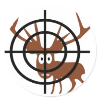 Crosshair Deer stickers by Tomaniac Crosshair Deer stickers