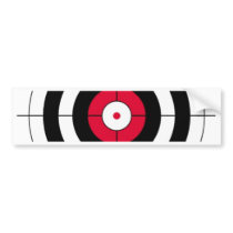 Crosshairs BullsEYE Target Bumper Stickers