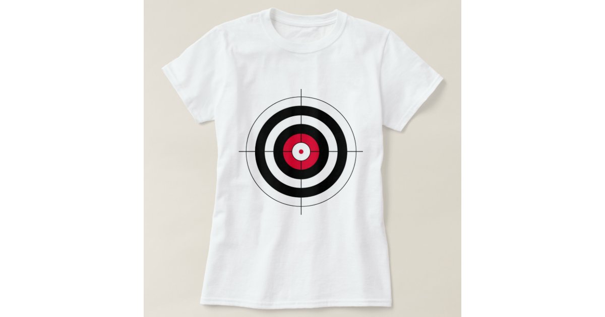 Crosshairs Bullseye Target T Shirt Zazzle 2581