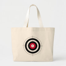 Crosshairs BullsEYE Target Tote Bags
