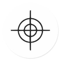 Crosshairs - Gun stickers