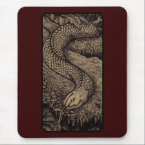 Crosshatch snake mousepad mousepads