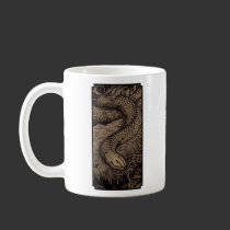 Crosshatch snake mug