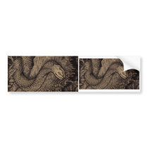 Crosshatch snake stickers bumper stickers by thedancingemu Crosshatch snake stickers bumper stickers