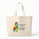 Crossing Guard By Day Super Hero By Night bags