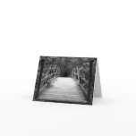 Crossing Over (b&w) Notecard