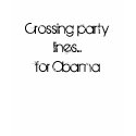 Crossing party lines...for Obama t-shirts by jmphotos Crossing party lines...for Obama t-shirts