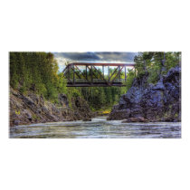 Crossing the River Photo Card