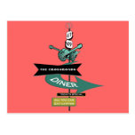 Crossroads Vintage Diner Sign Post Cards