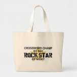 Crossword Champ Rock Star by Night Tote Bag