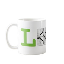 Crossword Love Mug mugs