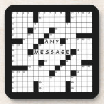 Crossword Puzzle Coaster