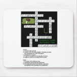 Crossword Puzzle for Football Fans Mousepad