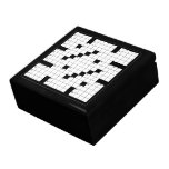 Crossword Puzzle Trinket Box