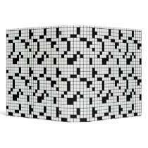 Crossword Puzzle Grid Notebook binders by dooni_notebooks Crossword Puzzle Grid Notebook binders