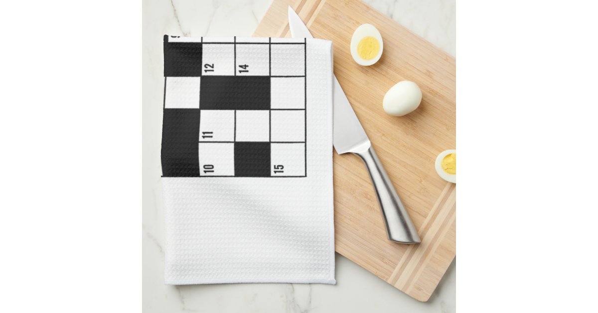 Crossword Puzzle Kitchen Towel Zazzle Crossword Puzzle Kitchen Towel Zazzle