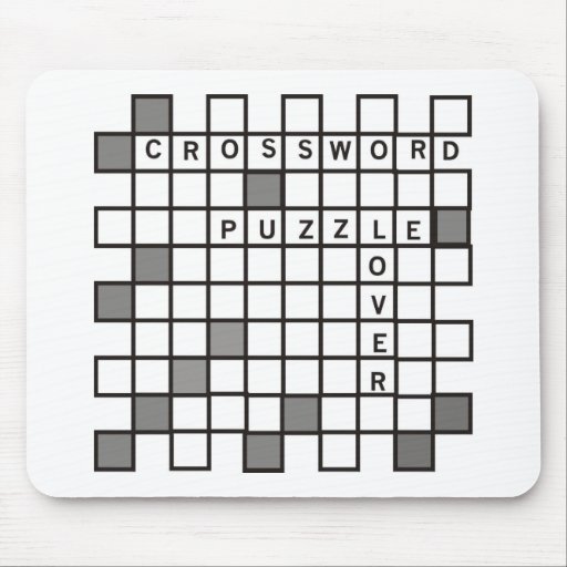 tumblers crossword pad clue Pad Mouse Lover Puzzle Zazzle   Crossword