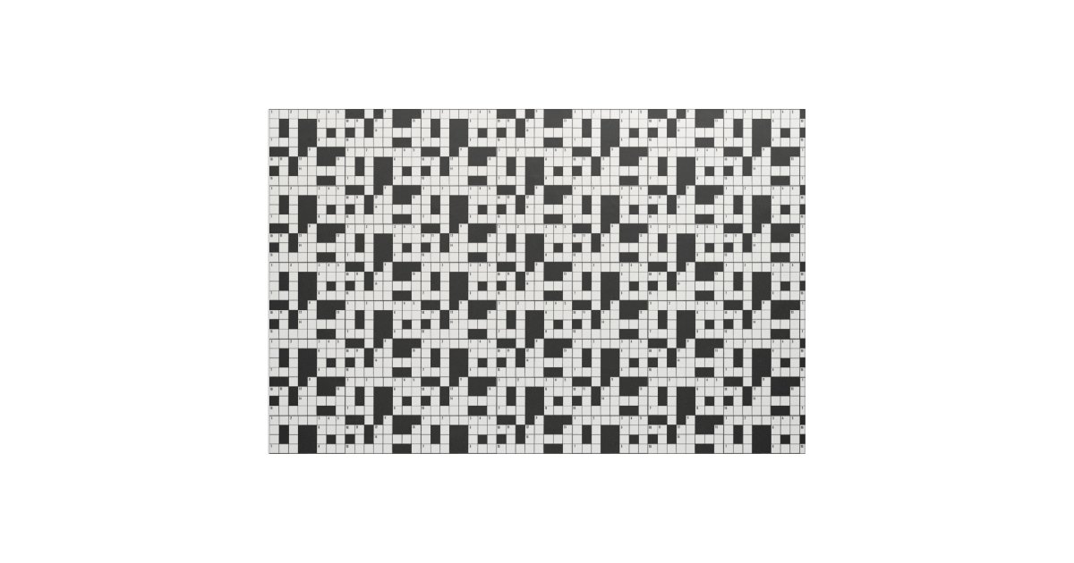 Crossword Puzzle Pattern Fabric Zazzle Crossword Puzzle Pattern Fabric Zazzle
