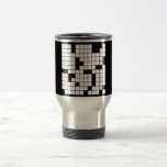 CROSSWORD PUZZLE PATTERN GRAPHICS GAMES FUN WORDS COFFEE MUGS
