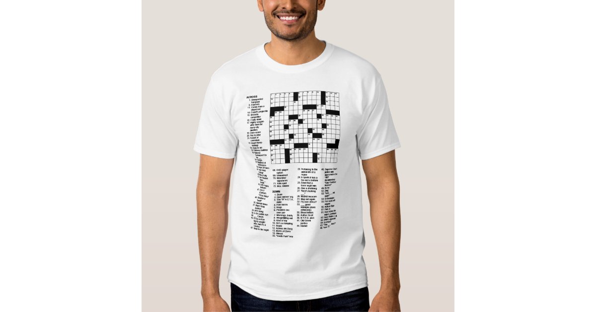 Crossword Puzzle Shirt Zazzle