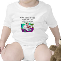 CROSSWORDS beat work t-shirts