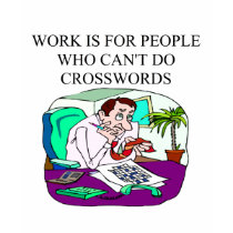 CROSSWORDS beat work t-shirts