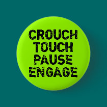 Crouch Touch Pause Engage Rugby Tees buttons