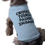Crouch Touch Pause Engage Rugby Tees Pet Tee