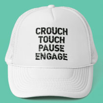 Crouch Touch Pause Engage Rugby Tees hats