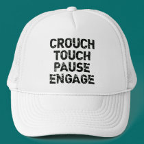 Crouch Touch Pause Engage Rugby Tees hats