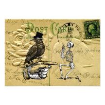 Crow and skeleton announcement