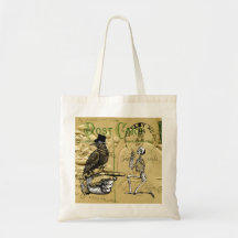 Crow and skeleton bags