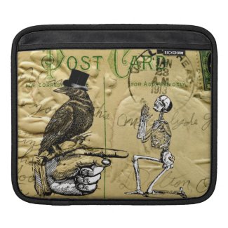 Crow and skeleton rickshaw_sleeve
