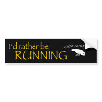 Crow Athletics bumper stickers