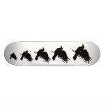 Crow - black custom skate board