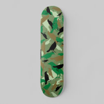 crow camo skateboards