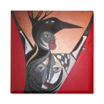 crow celebration magnets