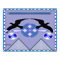 Crow Celtic Knot Print